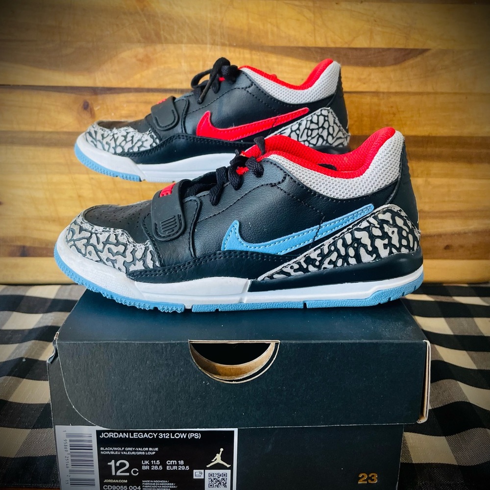 Toddler Jordan’s, worn once.